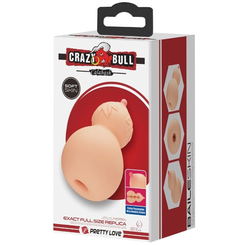 TORO LOCO - MASTURBADOR CON FORMA DE PECHO DE CALABAZA