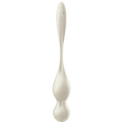 SATISFYER - BOLAS DE KEGEL VIBRATORIAS LOVE BIRDS BLANCAS