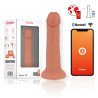 ONINDER - PEQUEÑO VIBRADOR DILDO DE BOGOTÁ 9 VELOCIDADES NATURAL 17.5 CM -O- 4 CM - APLICACIÓN GRATUITA
