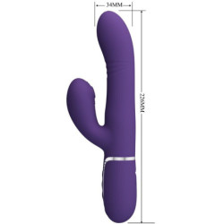 PRETTY LOVE - VIBRADOR MULTIFUNCIONAL PARA EL PUNTO G, COLOR MORADO