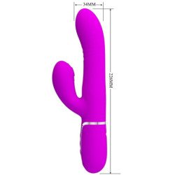 PRETTY LOVE - VIBRADOR MULTIFUNCIONAL PARA EL PUNTO G FUCSIA
