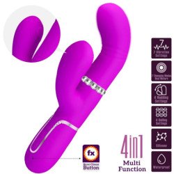 PRETTY LOVE - VIBRADOR MULTIFUNCIONAL PARA EL PUNTO G FUCSIA