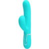 PRETTY LOVE - PERLITA VIBRADOR MULTIFUNCIÓN 3 EN 1 PARA EL PUNTO G VERDE AGUA