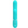 PRETTY LOVE - PERLITA VIBRADOR MULTIFUNCIÓN 3 EN 1 PARA EL PUNTO G VERDE AGUA