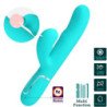 PRETTY LOVE - PERLITA VIBRADOR MULTIFUNCIÓN 3 EN 1 PARA EL PUNTO G VERDE AGUA
