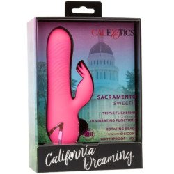 CALEXOTICS - VIBRADOR SACRAMENTO SWEETIE RABBIT PINK DE CALIFORNIA DREAMY