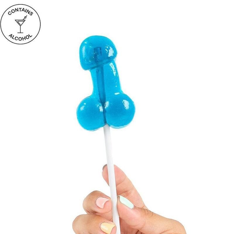 JUEGO SECRETO - PIRULETA DE PENE CON GIN-TONIC CON ALCOHOL