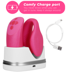 WE-VIBE - CHORUS VIBRADOR PAREJAS CON CONTROL SQUEEZE ROSA