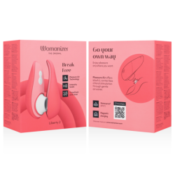 WOMANIZER - LIBERTY 2 ESTIMULADOR & SUCCIONADOR CLITORIS ROSA