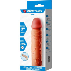 PRETTY LOVE - CUBIERTA PARA EXTENSOR DE PENE NILO CARNE