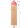 AMOR PRECIOSO - CUBIERTA PARA EXTENSOR DE PENE CHANE CARNE