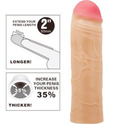 AMOR PRECIOSO - CUBIERTA PARA EXTENSOR DE PENE CHANE CARNE