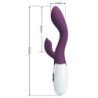 PRETTY LOVE - VIBRADOR DE PUNTO G BRILLANTE MORADO