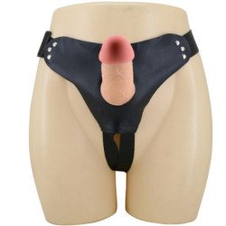 PRETTY LOVE - MAVIS HARNESS BRAGUITAS UNIVERSALES CON DILDO DE 19 CM NATURAL