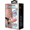 PRETTY LOVE - MAVIS HARNESS BRAGUITAS UNIVERSALES CON DILDO DE 19 CM NATURAL