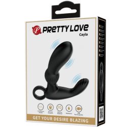 PRETTY LOVE - VIBRADOR ANAL CAYLA MASAJEADOR NEGRO