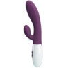 AMOR PRECIOSO - VIBRADOR ALVIS RABBIT Y PUNTO G MORADO
