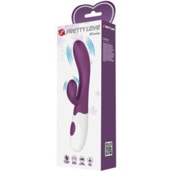 AMOR PRECIOSO - VIBRADOR ALVIS RABBIT Y PUNTO G MORADO