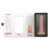 ONINDER - GRAN VIBRADOR DILDO DE BOGOTÁ 9 VELOCIDADES NATURAL 22 CM -O- 4.5 CM - APLICACIÓN GRATUITA