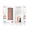 ONINDER - GRAN VIBRADOR DILDO DE BOGOTÁ 9 VELOCIDADES NATURAL 22 CM -O- 4.5 CM - APLICACIÓN GRATUITA