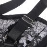 SUBBLIME - TEDDY CON LIGUERO, DETALLE DE ENCAJE Y TIRAS NEGRO L/XL