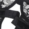 SUBBLIME - TEDDY CON LIGUERO, DETALLE DE ENCAJE Y TIRAS NEGRO L/XL
