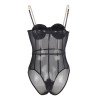 SUBBLIME - BODY CON TIRANTES DE CADENA NEGRA TALLA S/M