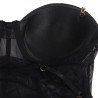 SUBBLIME - BODY CON TIRANTES DE CADENA NEGRA TALLA S/M