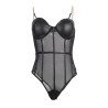 SUBBLIME - BODY CON TIRANTES DE CADENA NEGRA TALLA S/M
