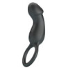 PRETTY LOVE - ANILLO VIBRATORIO NEGRO TRAE CON ESTIMULADOR