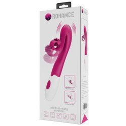 ROMANCE - VIBRADOR Y ESTIMULADOR ROSA DE 30 VELOCIDADES