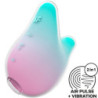SATISFYER - ESTIMULADOR Y VIBRADOR SIRENA VIBES MENTA Y ROSA
