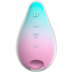 SATISFYER - ESTIMULADOR Y VIBRADOR SIRENA VIBES MENTA Y ROSA