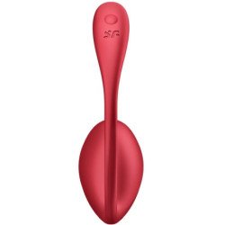 SATISFYER - SHINY PETAL ESTIMULADOR PUNTO G CONTROL REMOTO ROJO APP GRATUITA