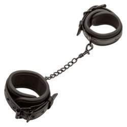 CALEXOTICS - PULSERAS DE CUERO NOCTURNAL AJUSTABLES NEGRAS