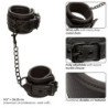 CALEXOTICS - PULSERAS DE CUERO NOCTURNAL AJUSTABLES NEGRAS