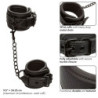 CALEXOTICS - PUÑOS DE CUERO NOCTURNAL AJUSTABLES NEGROS