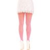 LEG AVENUE - MEDIAS CON ABERTURAS EN FORMA DE CORAZÓN Y LAZOS ROSAS