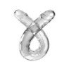 KING COCK - DOBLE PROBLEMA DOBLE DILDO 46 CM TRANSPARENTE