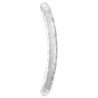 KING COCK - DOBLE PROBLEMA DOBLE DILDO 46 CM TRANSPARENTE