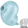 SATISFYER - ESTIMULADOR Y VIBRADOR DE SELLOS AZULES SASSY