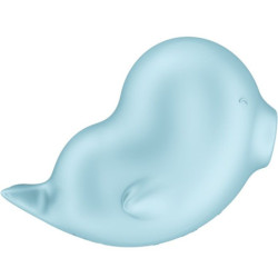 SATISFYER - ESTIMULADOR Y VIBRADOR DE SELLOS AZULES SASSY