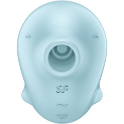 SATISFYER - ESTIMULADOR Y VIBRADOR DE SELLOS AZULES SASSY