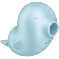 SATISFYER - ESTIMULADOR Y VIBRADOR DE SELLOS AZULES SASSY
