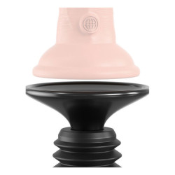 FETISH FANTASY SERIE - ABRAZADERA PARA DILDO CON EMPUJE CORPORAL Y 7 MODOS DE EMPUJE, COLOR NEGRO