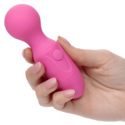 CALEXOTICS - PRIMER MASAJEADOR RECARGABLE CON 10 VIBRACIONES, COLOR ROSA