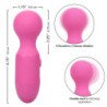 CALEXOTICS - PRIMER MASAJEADOR RECARGABLE CON 10 VIBRACIONES, COLOR ROSA