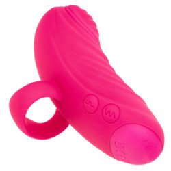 CALEXOTICS - MASAJEADOR DE BOLAS DE MANO ENVY CON 7 VIBRACIONES, COLOR ROSA