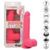 CALEXOTICS - VIBRADOR REALISTA STUDS 10 VIBRACIONES ROSA