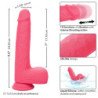 CALEXOTICS - STUDS VIBRADOR REALÍSTICO 10 VIBRACIONES Y ROSA